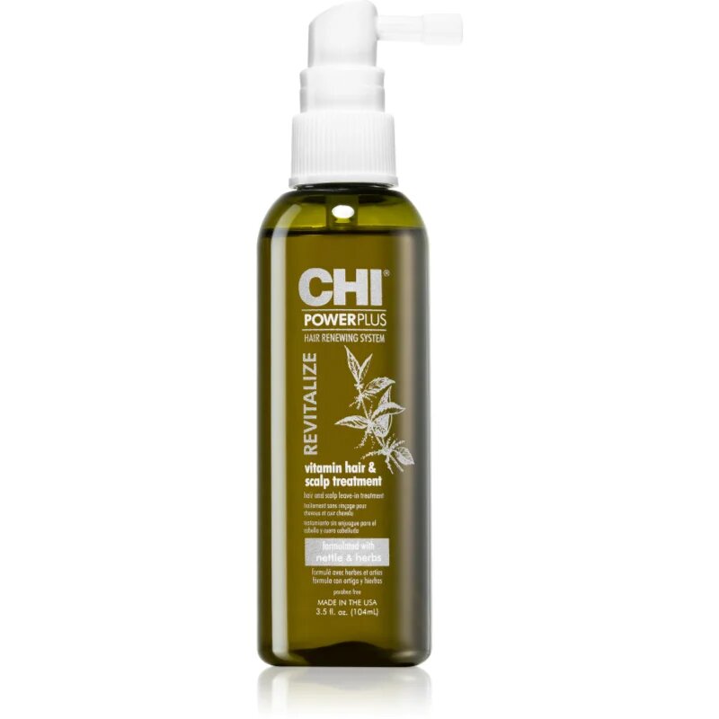 CHI Power Plus Revitalize krepilna nega brez spiranja za lase in lasišče 104 ml