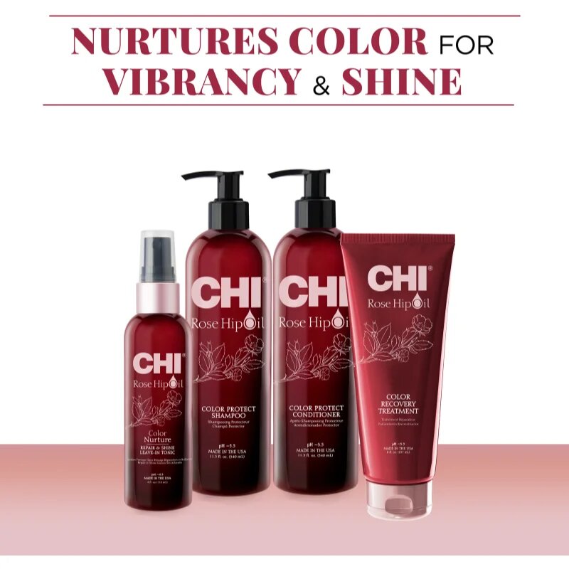 CHI Rose Hip Oil Shampoo šampon za barvane lase 739 ml