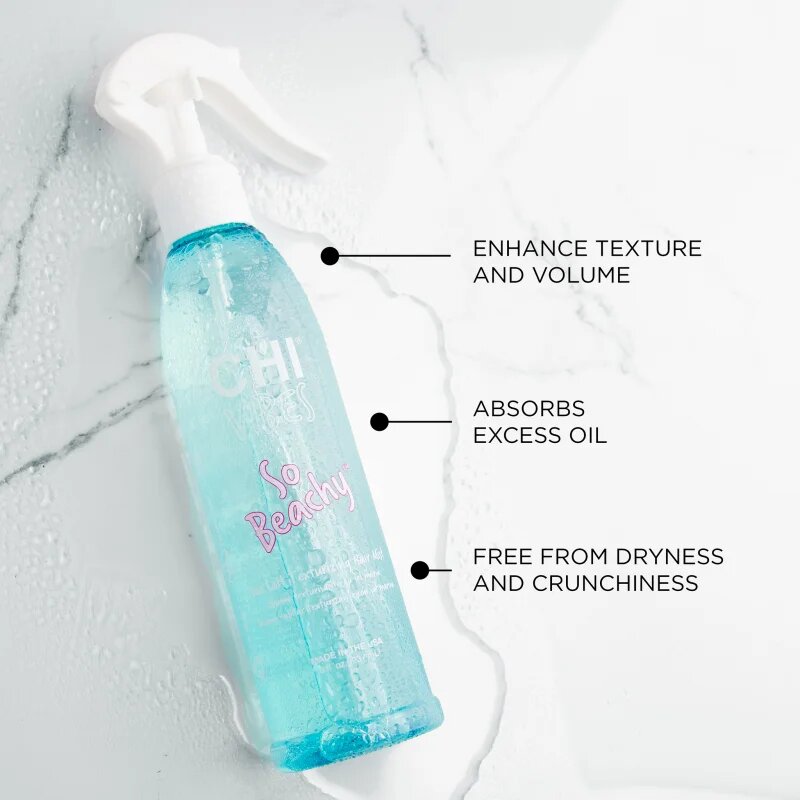CHI SO BEACHY™ Sea Salt Texturizing Hair Mist slano pršilo za učinek kot s plaže 237 ml