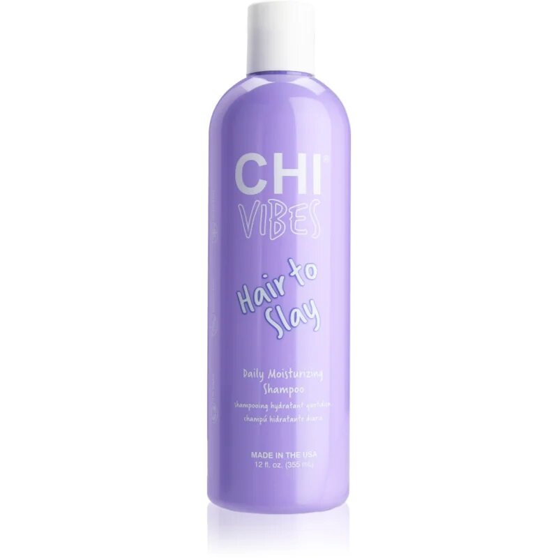 CHI Vibes Hair To Slay Daily Moisturizing Shampoo vlažilni šampon za razcepljene konice 355 ml