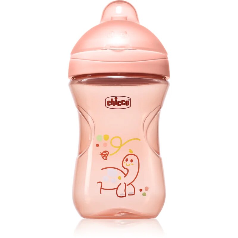Chicco Advanced Cup 12m+ otroški lonček s slamico Pink 1 kos