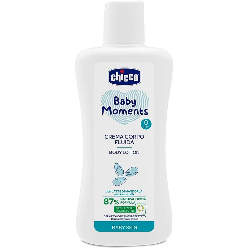 Chicco Baby Moments losjon za telo za otroke 200 ml