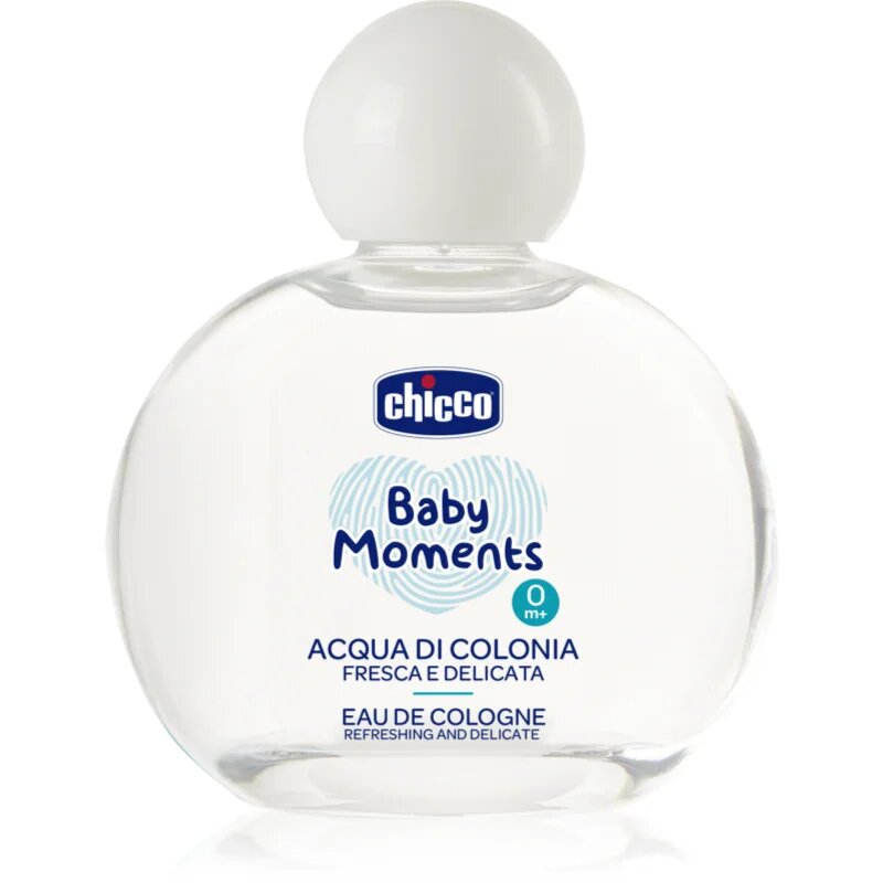 Chicco Baby Moments Refreshing and Delicate kolonjska voda za otroke od rojstva 100 ml