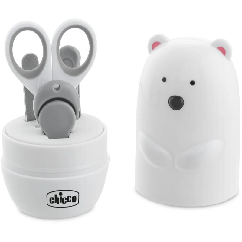 Chicco Baby set za manikiro za otroke 0m+ Polar Bear