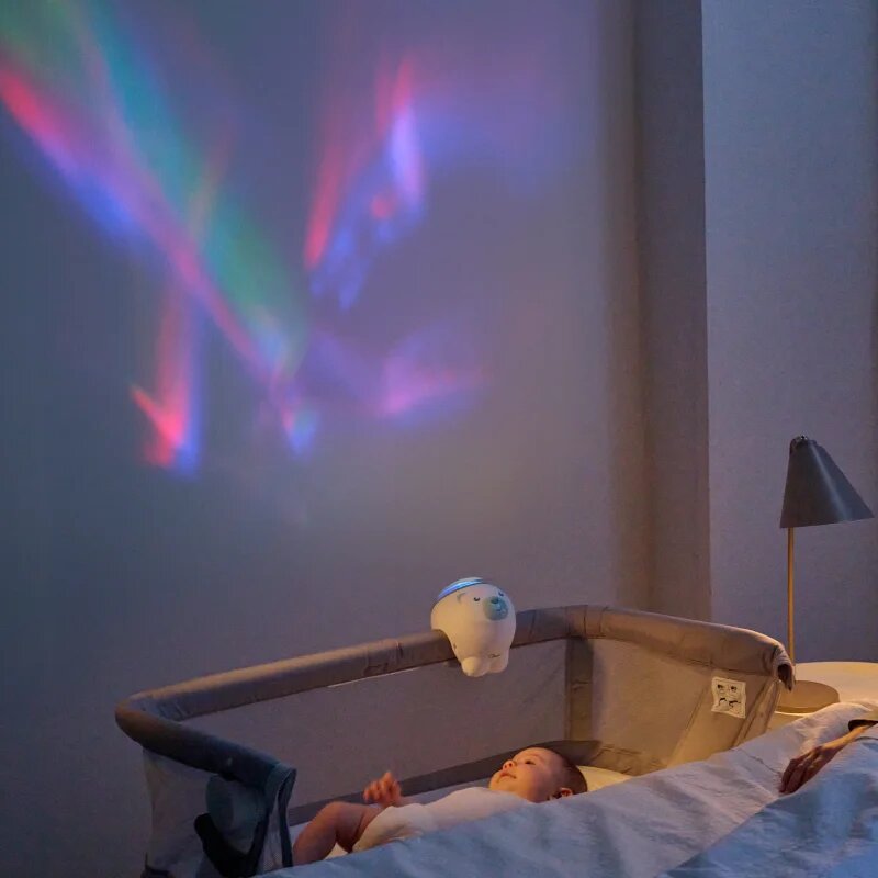 Chicco Cot And Nightstand Projector Polar Bear projektor 2 v 1 Neutral 1 kos