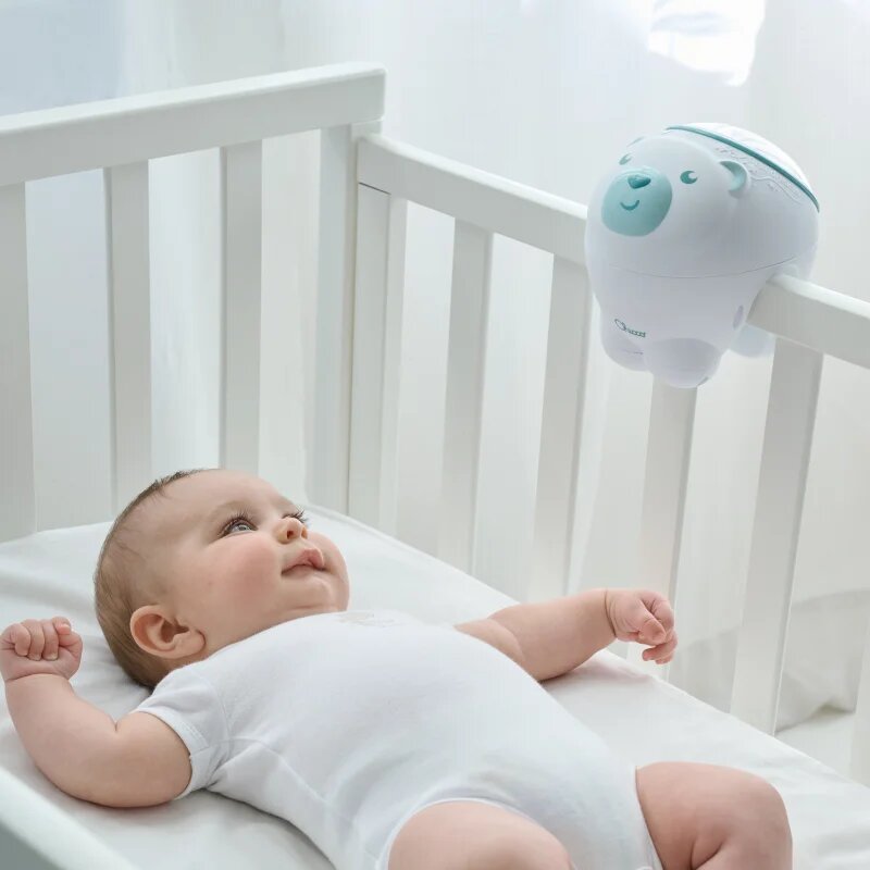 Chicco Cot And Nightstand Projector Polar Bear projektor 2 v 1 Neutral 1 kos