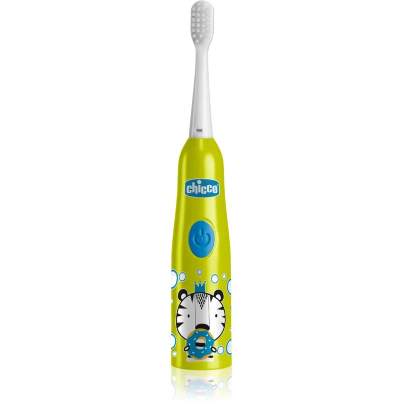 Chicco Electric Toothbrush 3y+ baterijska zobna ščetka za otroke Tiger 1 kos
