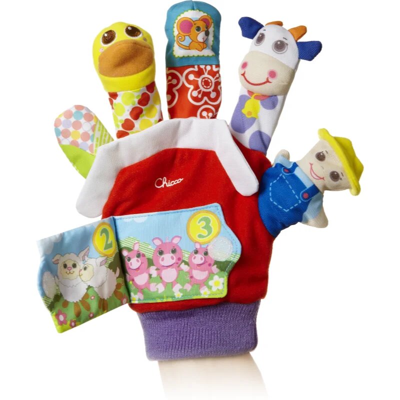 Chicco Finger Puppet 3m+ plišasta igrača 20 x 24 x 4 cm 1 kos