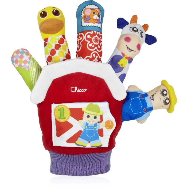 Chicco Finger Puppet 3m+ plišasta igrača 20 x 24 x 4 cm 1 kos