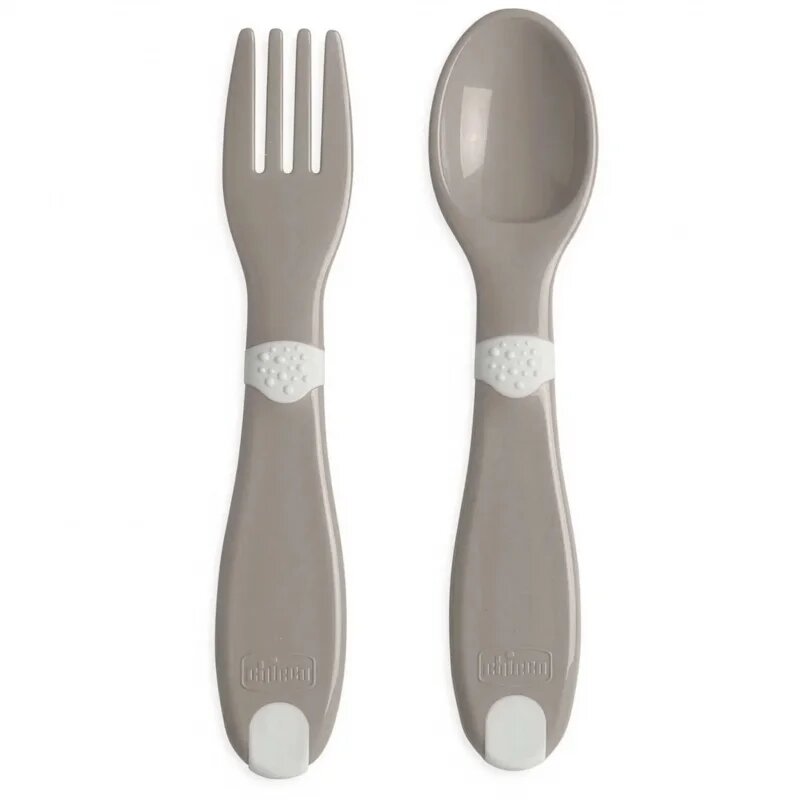 Chicco First Cutlery pribor za otroke 12m+ 2 kos