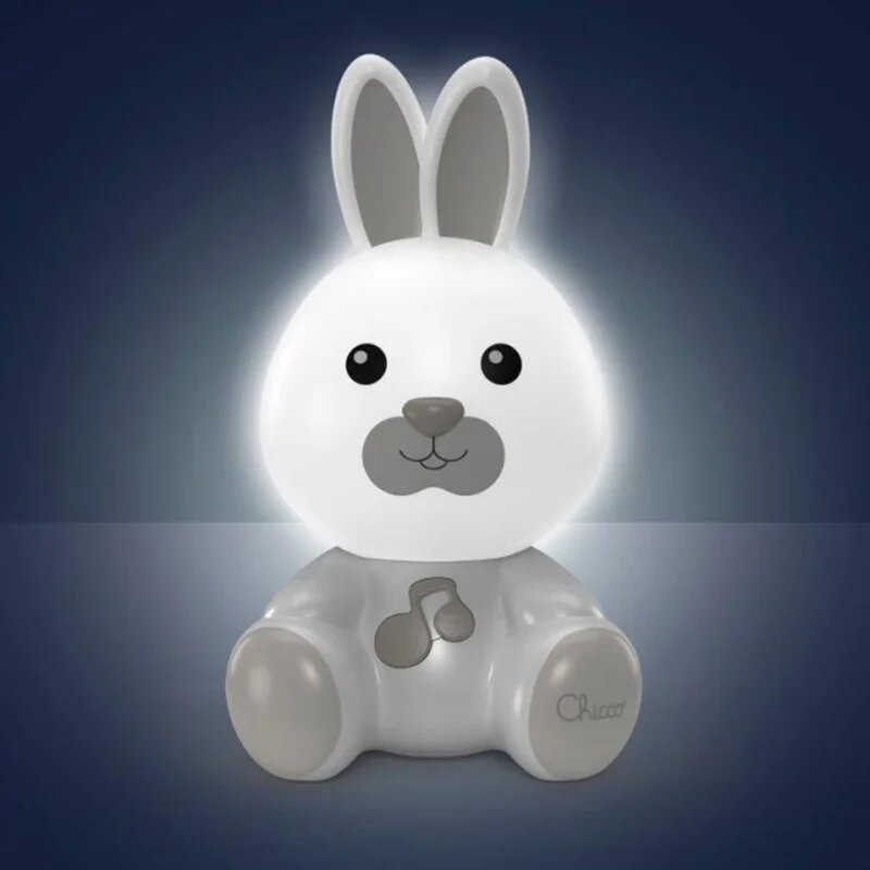 Chicco First Dreams Bunny nočna lučka z melodijo 0m+ 1 kos