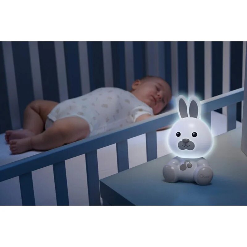 Chicco First Dreams Bunny nočna lučka z melodijo 0m+ 1 kos