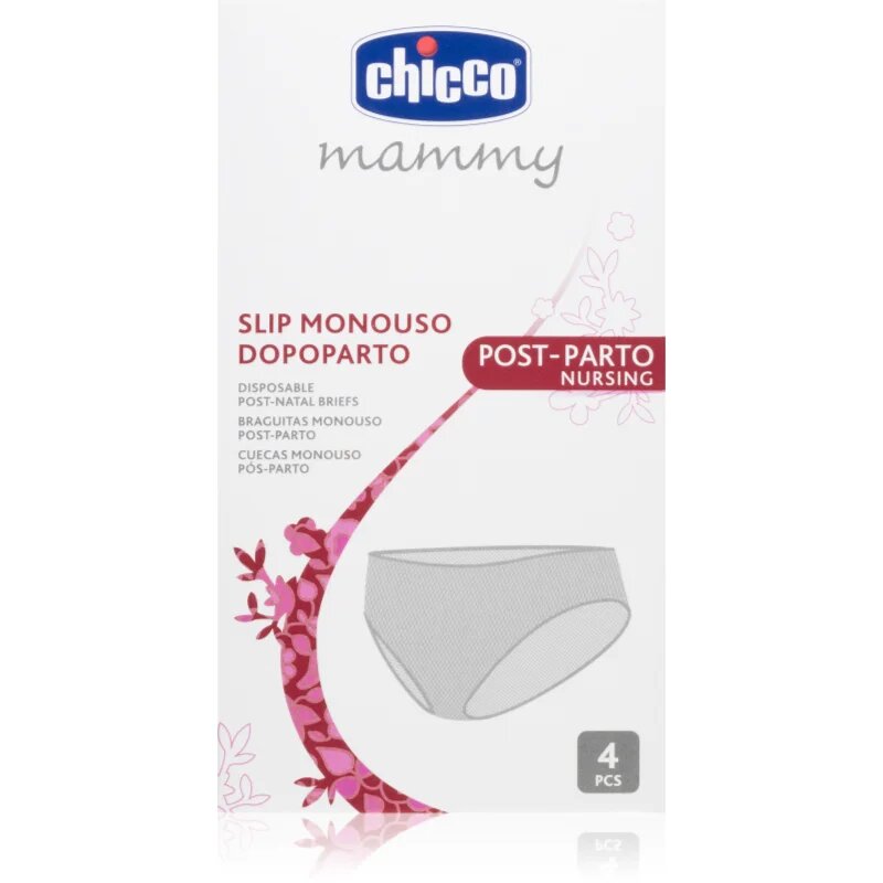 Chicco Mammy Disposable Post-Natal Briefs poporodne spodnjice velikost 3 (38-40) 4 kos
