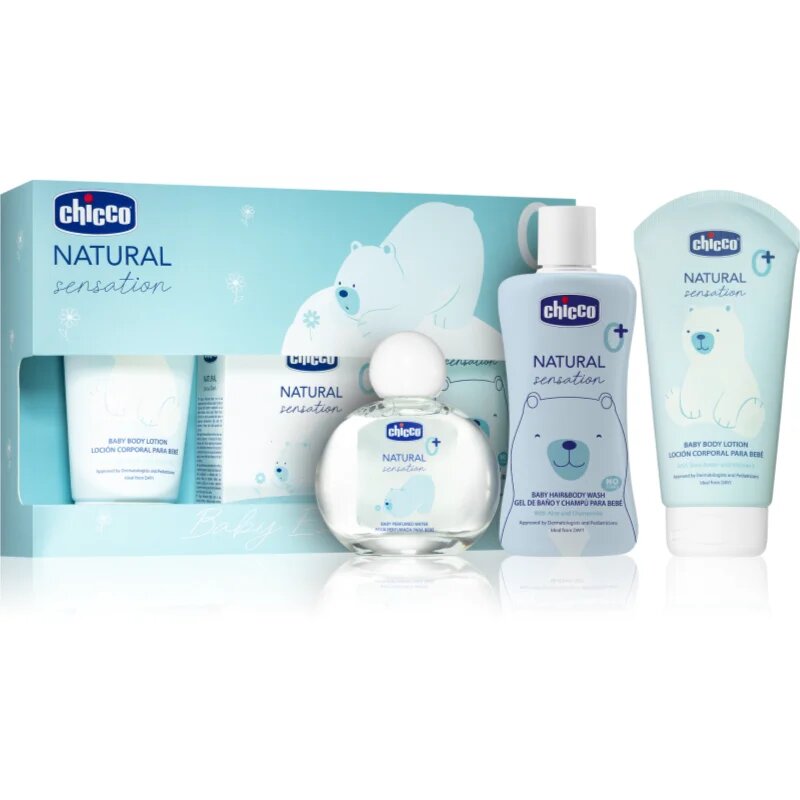Chicco Natural Sensation Baby Essential darilni set za otroke od rojstva 0+