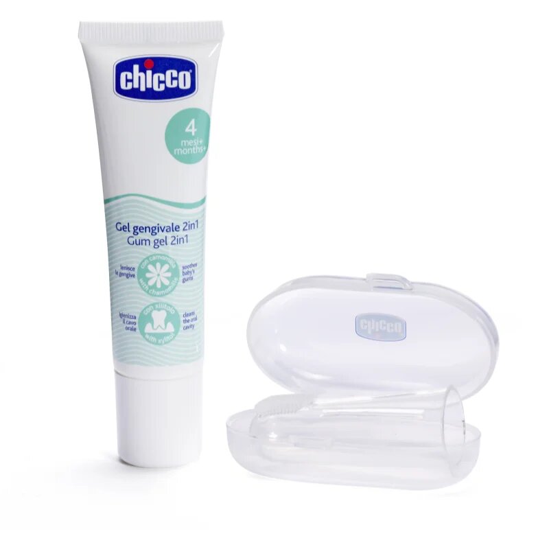Chicco Oral Care Set set zobne nege za dojenčke 4 m+ 1 kos