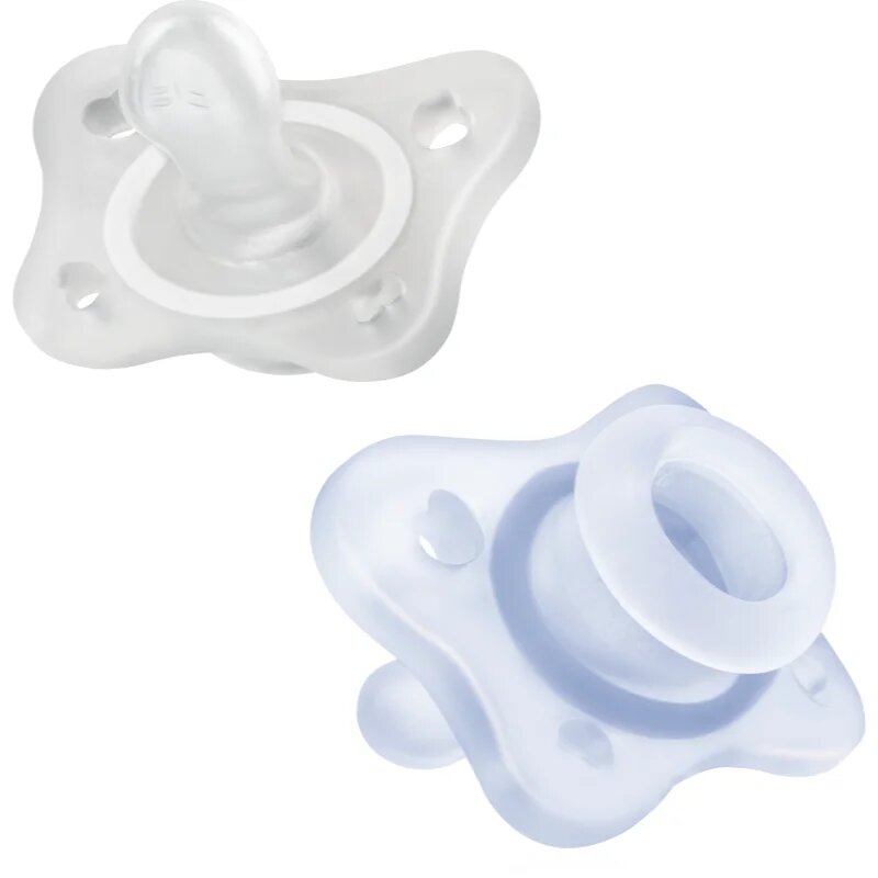 Chicco Physio Forma Mini Soft 0-2m duda Blue/Transparent 2 kos