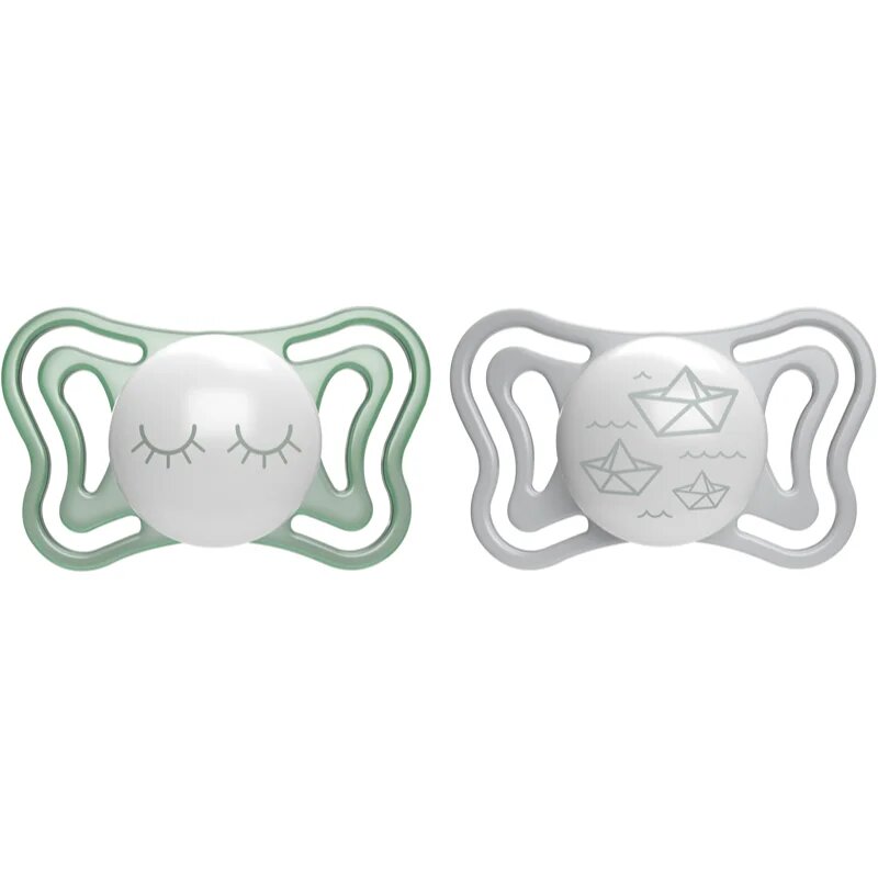 Chicco Physio Light Physio Forma Night duda 16-36 m Green/Grey 2 kos
