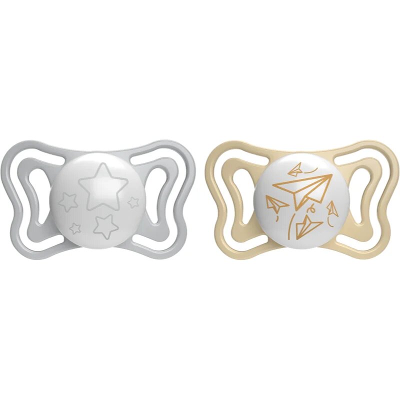 Chicco Physio Light Physio Forma Night duda 6-16 m Grey/Gold 2 kos