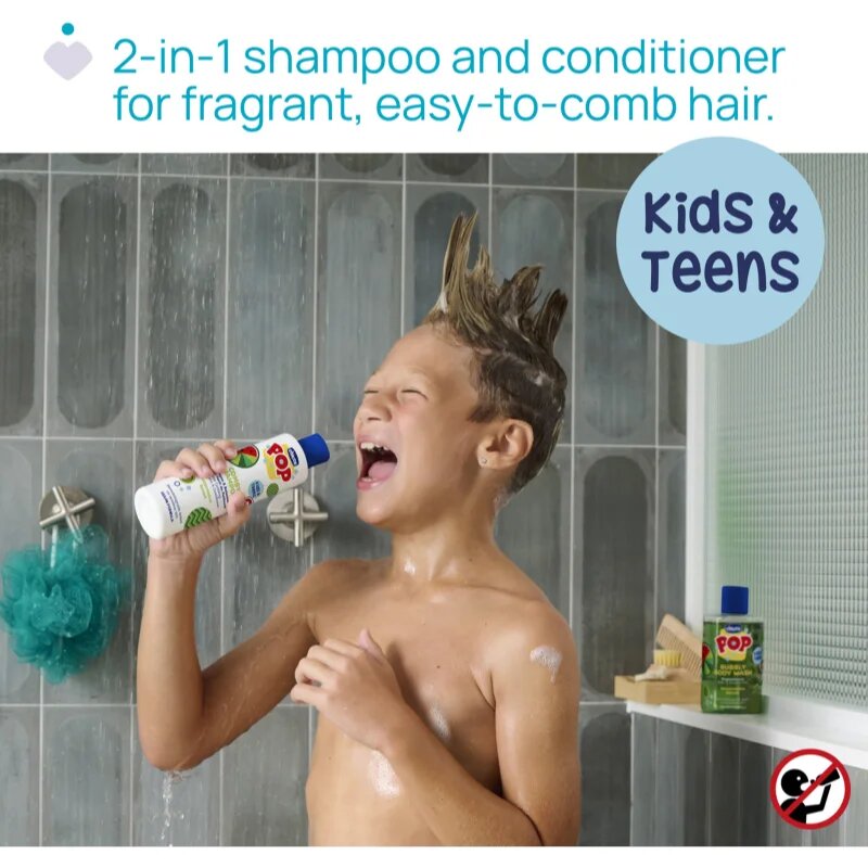 Chicco Pop Comby Shampoo & Conditioner šampon in balzam Watermelon 250 ml