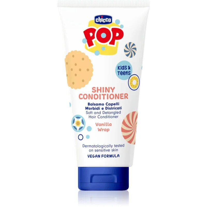 Chicco Pop Vanilla Wrap balzam za lase za otroke 150 ml