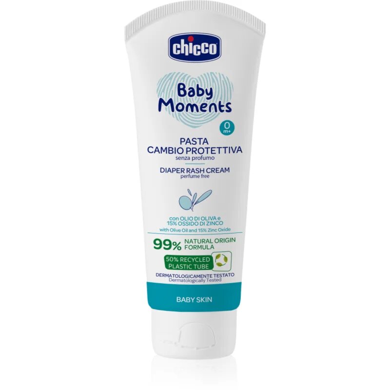 Chicco Protective Diaper Cream krema za vsakodnevno nego ritke za otroke od rojstva 100 ml