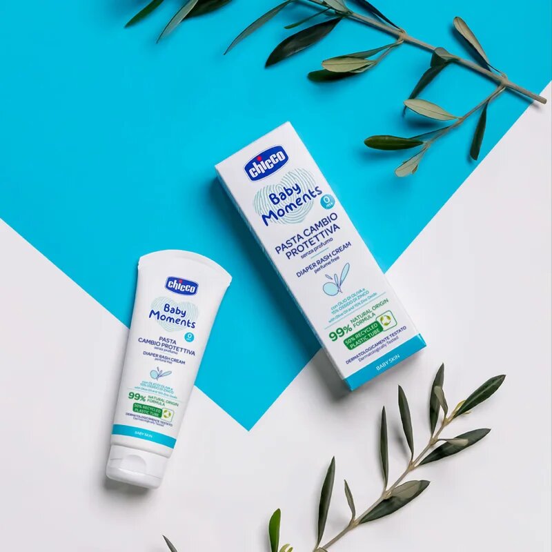 Chicco Protective Diaper Cream krema za vsakodnevno nego ritke za otroke od rojstva 100 ml