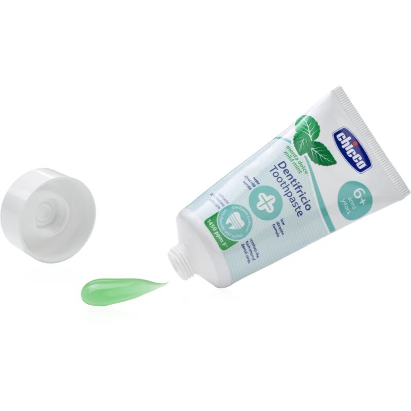 Chicco Toothpaste Mild Mint otroška zobna pasta 6+ let 1 kos
