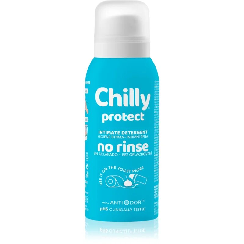Chilly Protect No Rinse čistilna pena za intimno higieno 100 ml
