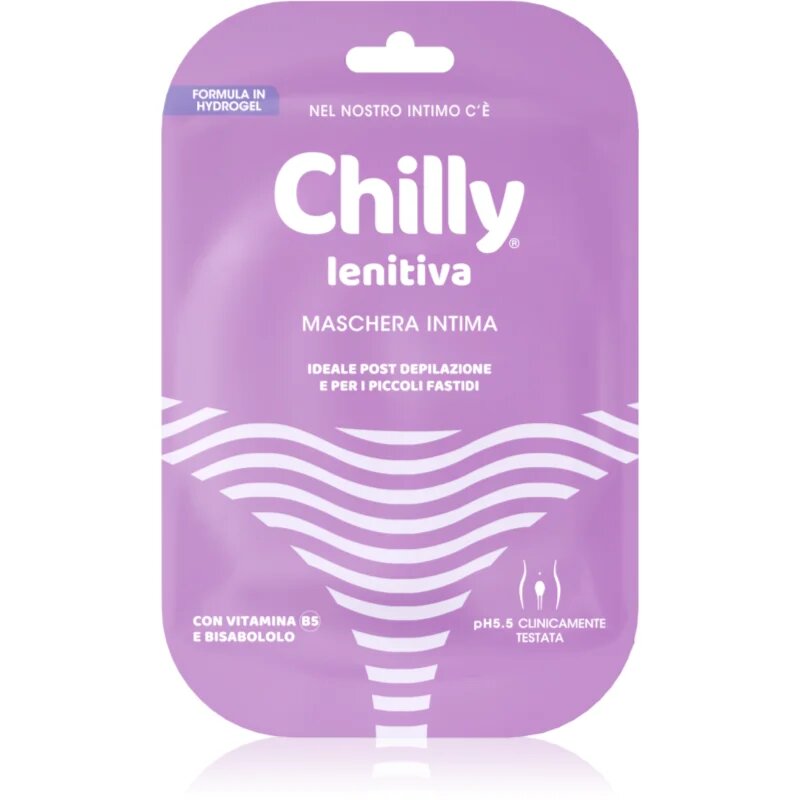 Chilly Soothing Intimate Mask pomirjevalna in vlažilna maska za intimne predele 1 kos