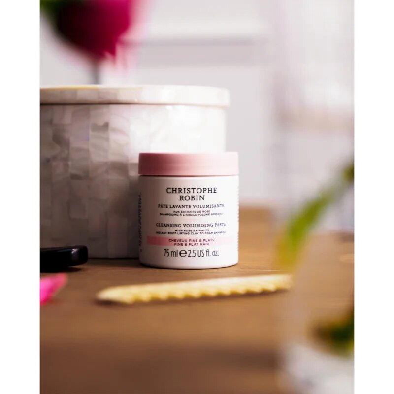 Christophe Robin Cleansing Volumizing Paste eksfoliacijski šampon za volumen las 75 ml