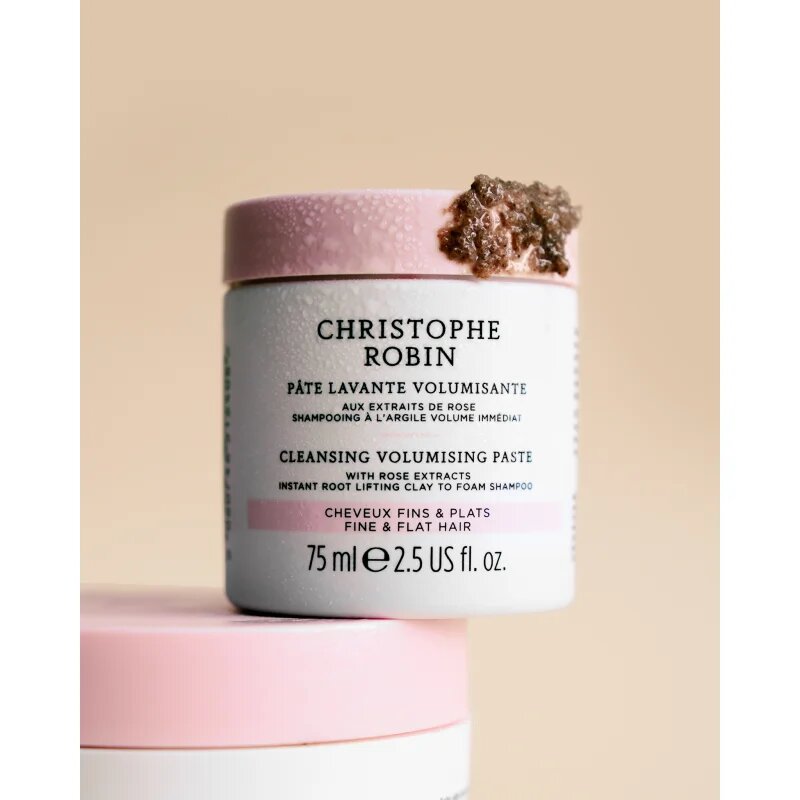 Christophe Robin Cleansing Volumizing Paste eksfoliacijski šampon za volumen las 75 ml