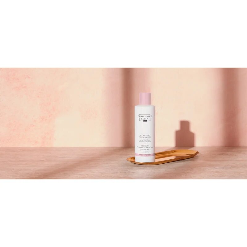 Christophe Robin Delicate Volumizing Shampoo with Rose Extracts šampon za volumen za fine in tanke lase 250 ml