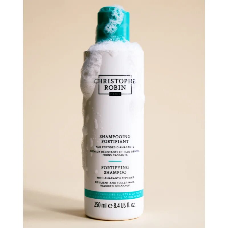 Christophe Robin Fortifying Shampoo with Amaranth Peptides ekstra nežen šampon proti izpadanju las 250 ml