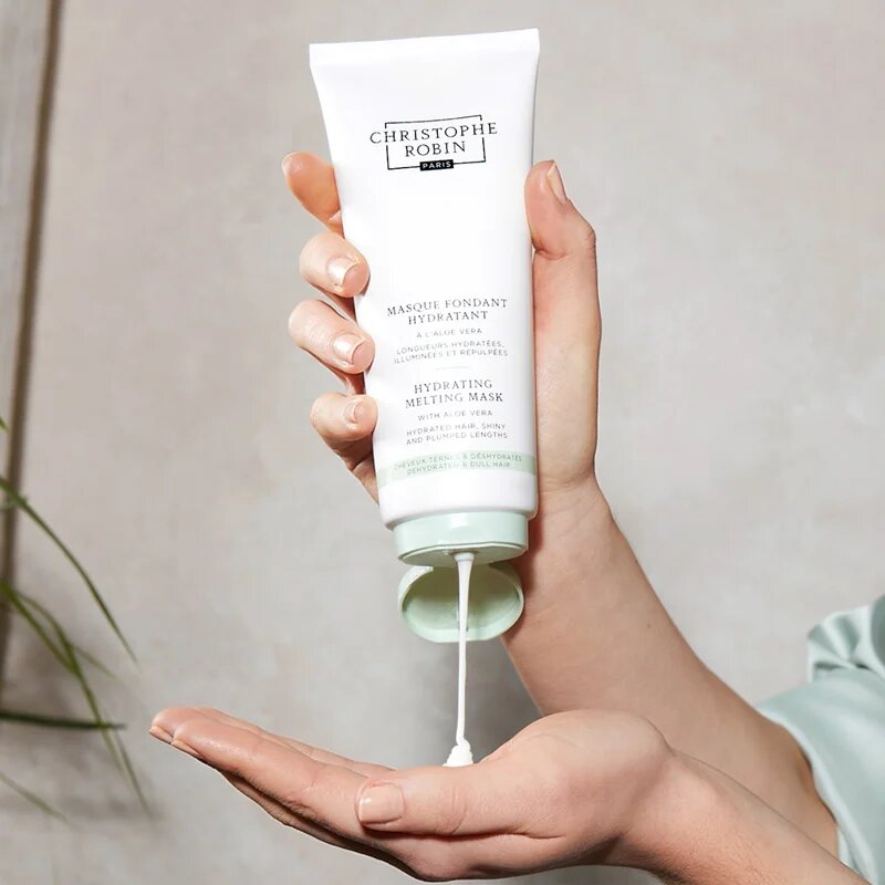 Christophe Robin Hydrating Hydrating Melting Mask vlažilna maska za suhe lase 200 ml