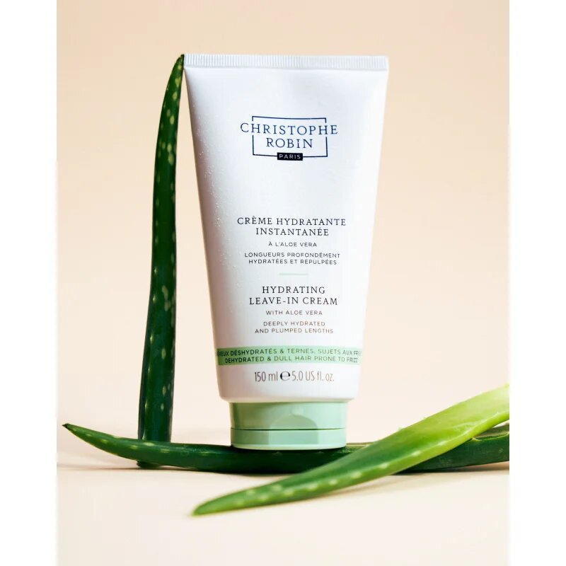 Christophe Robin Hydrating Leave in cream krema za lase za sijaj suhih in krhkih las 150 ml
