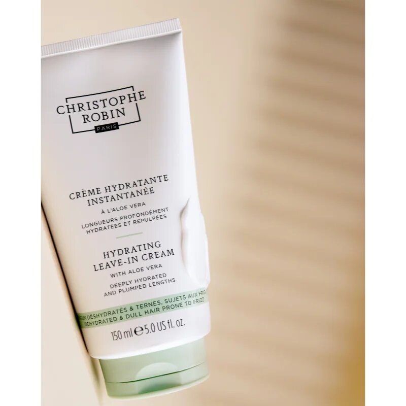Christophe Robin Hydrating Leave in cream krema za lase za sijaj suhih in krhkih las 150 ml