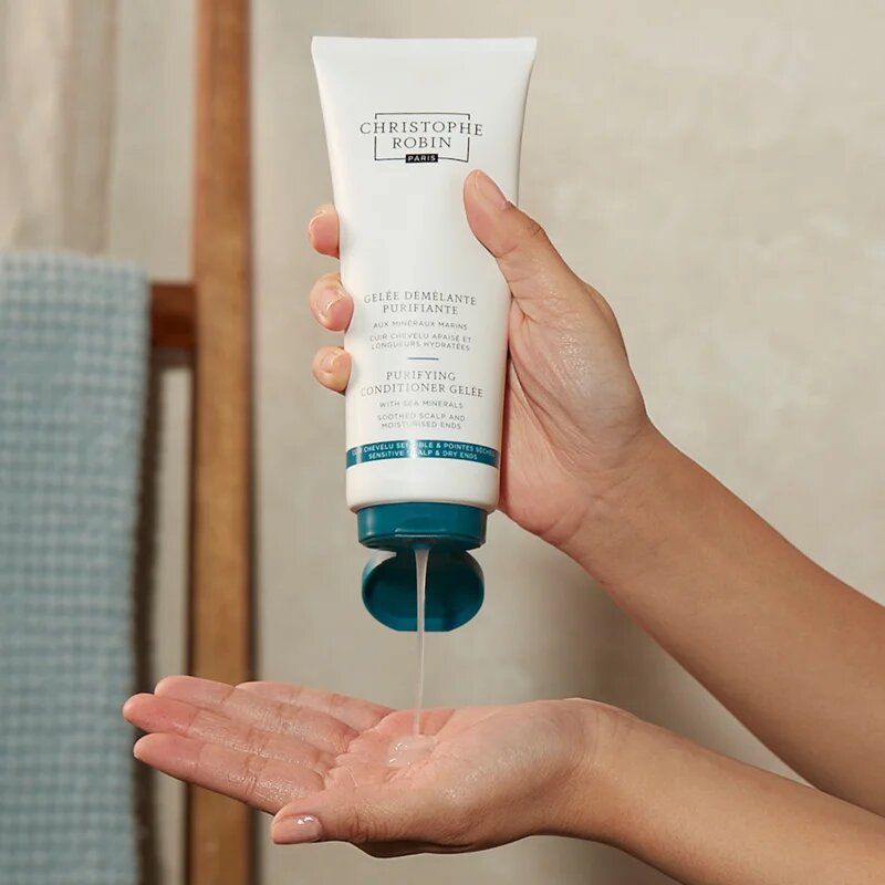 Christophe Robin Purifying Conditioner Geleé with Sea Minerals gelasti balzam za lažje razčesavanje las 200 ml