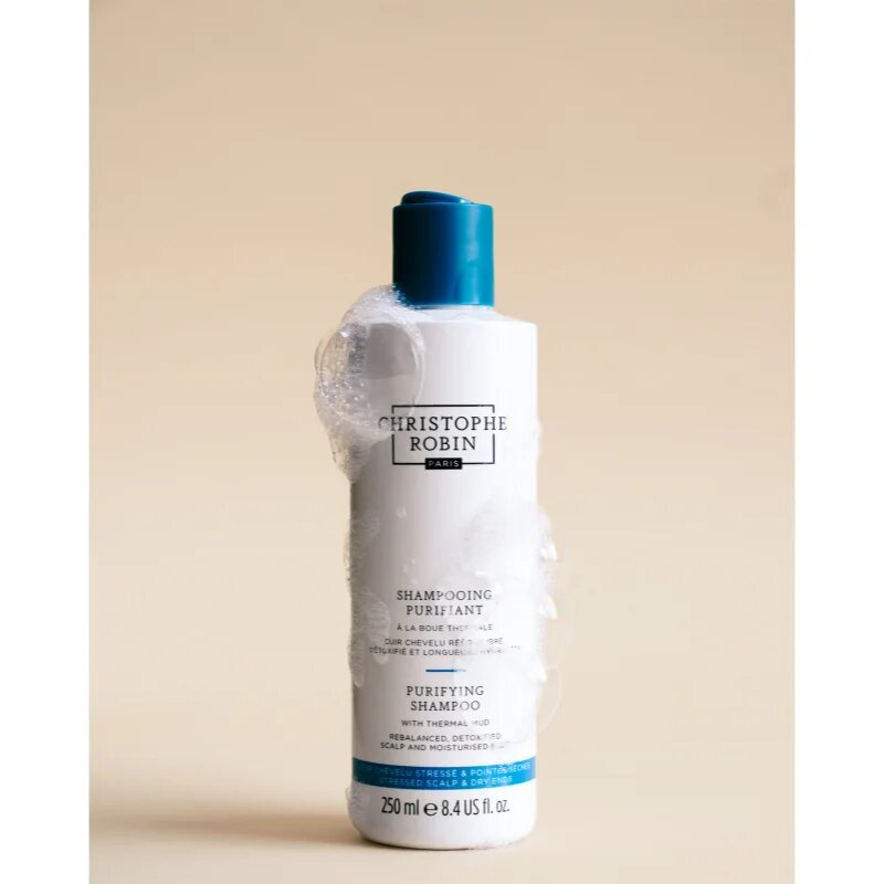 Christophe Robin Purifying Shampoo with thermal mud čistilni razstrupljevalni šampon 250 ml