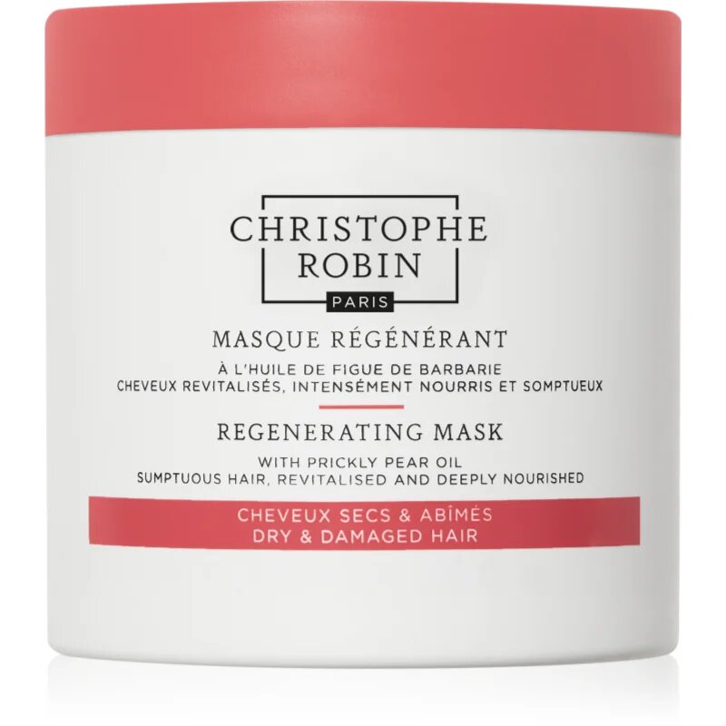 Christophe Robin Regenerating Mask regeneracijska maska za suhe poškodovane kemično obdelane lase 250 ml