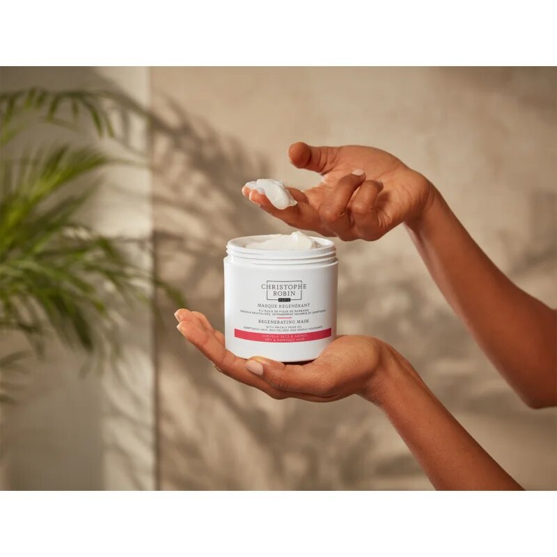 Christophe Robin Regenerating Mask with Prickly Pear Oil regeneracijska maska za suhe poškodovane kemično obdelane lase 250 ml
