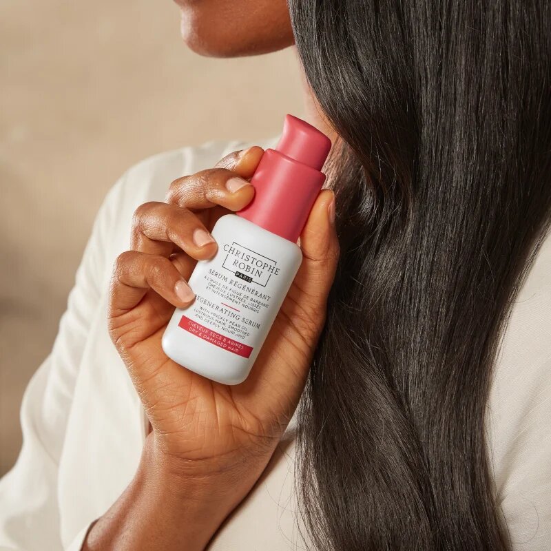 Christophe Robin Regenerating Serum with Prickly Pear Oil regeneracijski serum za suhe poškodovane kemično obdelane lase 50 ml