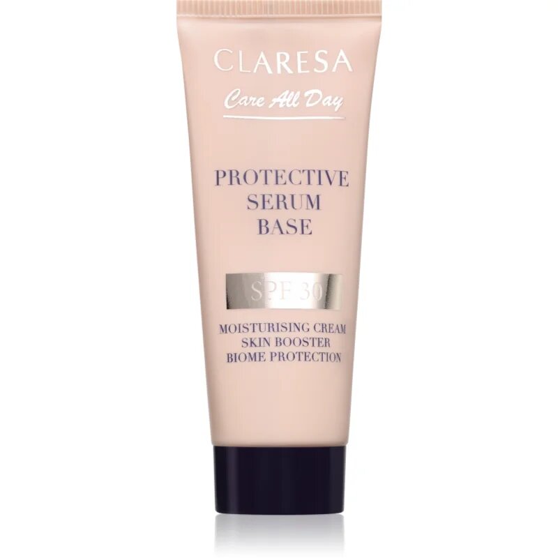 Claresa Care All Day Protective Serum Base vlažilni serum za obraz za zaščito kože SPF 30 Universal 30 ml