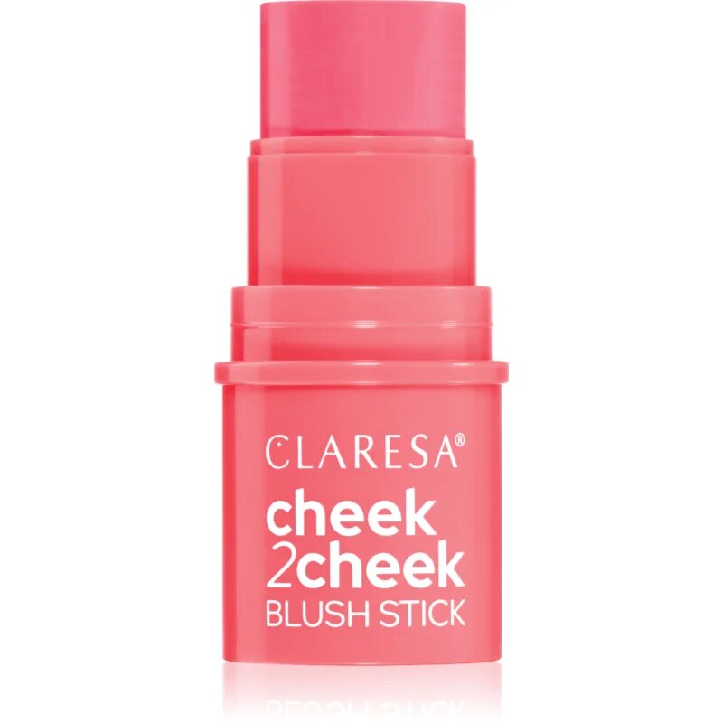 Claresa Cheek 2 Cheek kremasto rdečilo v paličici odtenek 02 Neon Coral 6 g
