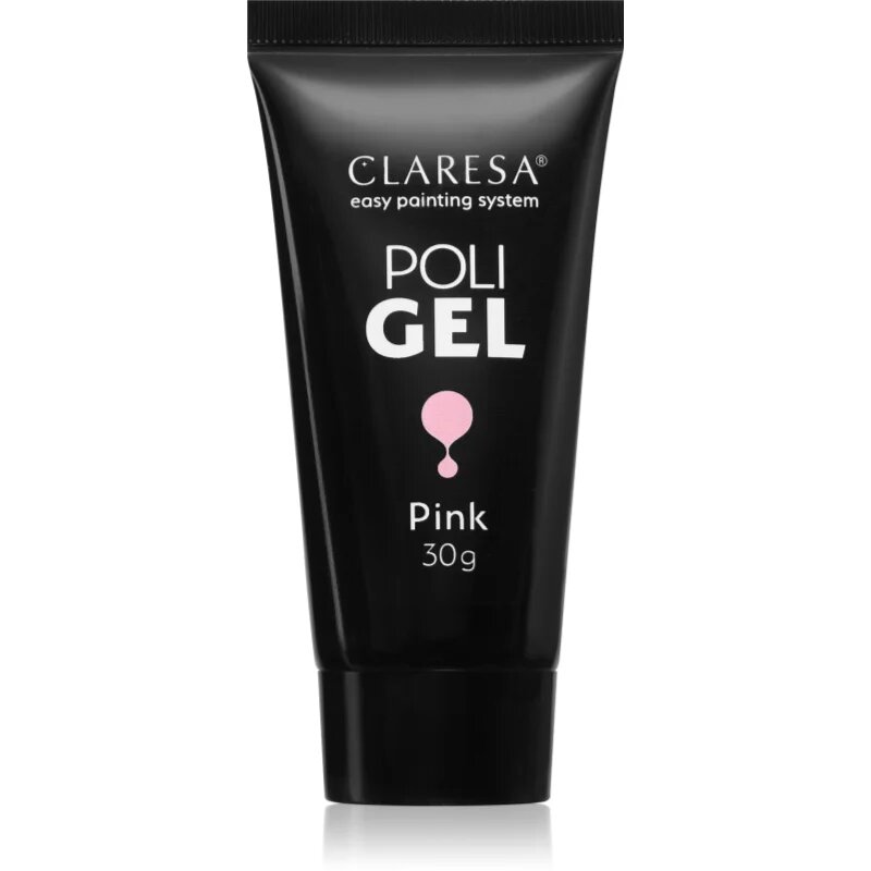Claresa Poli Gel gel za modeliranje nohtov odtenek Pink 30 g