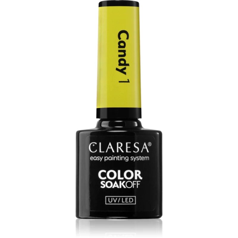 Claresa SoakOff UV/LED Color Candy gel lak za nohte odtenek 1 5 g