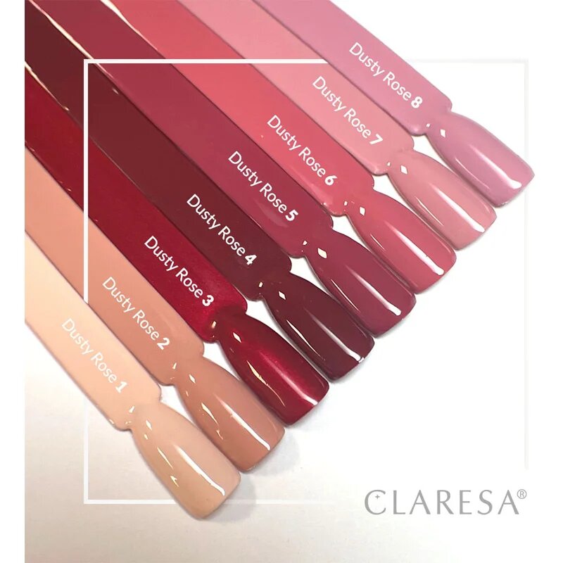 Claresa SoakOff UV/LED Color Dusty Rose gel lak za nohte odtenek 1 5 g