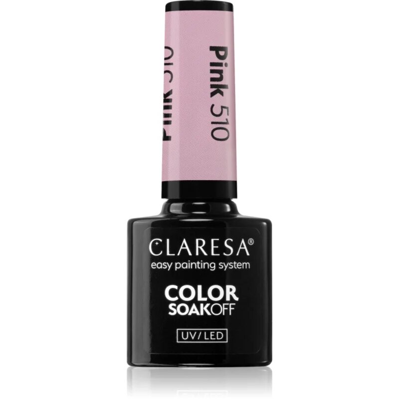 Claresa SoakOff UV/LED Color Fun Fair gel lak za nohte odtenek Pink 510 5 g