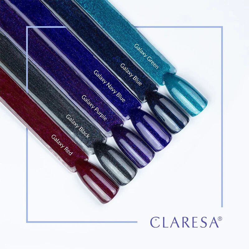 Claresa SoakOff UV/LED Color Galaxy gel lak za nohte odtenek Red 5 g