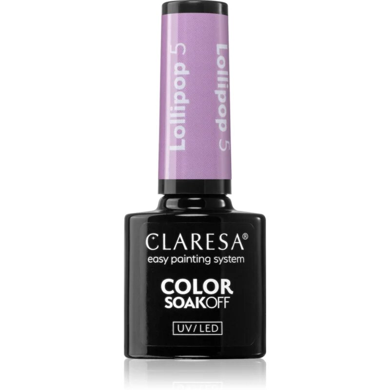Claresa SoakOff UV/LED Color Lollipop gel lak za nohte odtenek 5 g