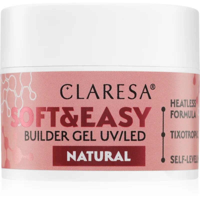 Claresa Soft&Easy Builder Gel osnovni gel za nohte odtenek Natural 12 g
